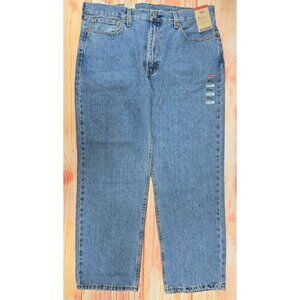 Levis Mens 550 Relaxed Fit Jeans 38x30 Blue Denim NWT